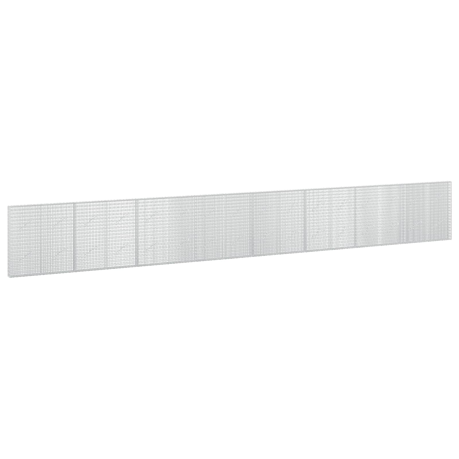 Gabione Mit 5 Mm Draht Und 5x2,5 Cm Maschen 800x10x100 Cm Vidaxl