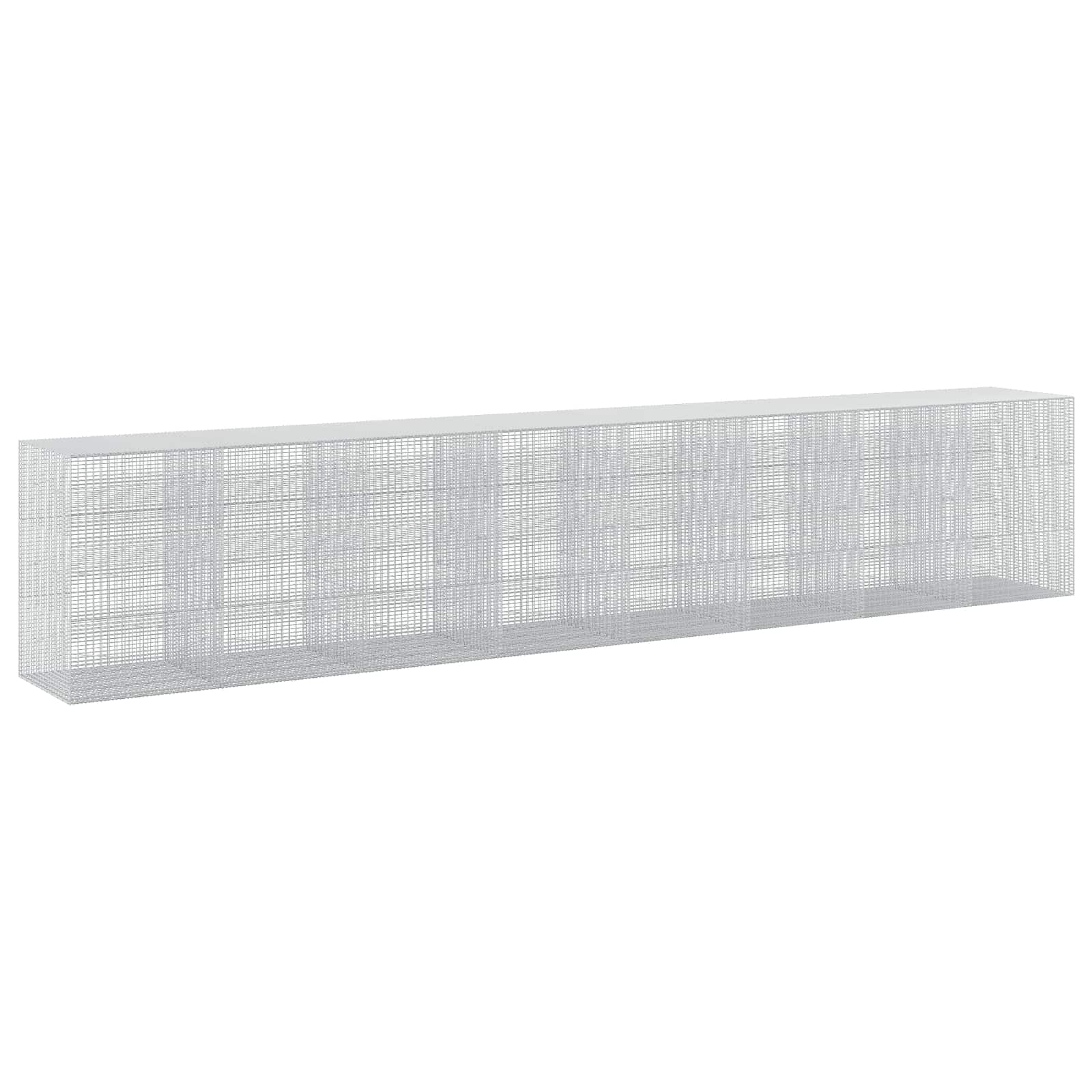 Gabione Mit 5 Mm Draht Und 5x2,5 Cm Maschen 800x100x150 Cm Vidaxl