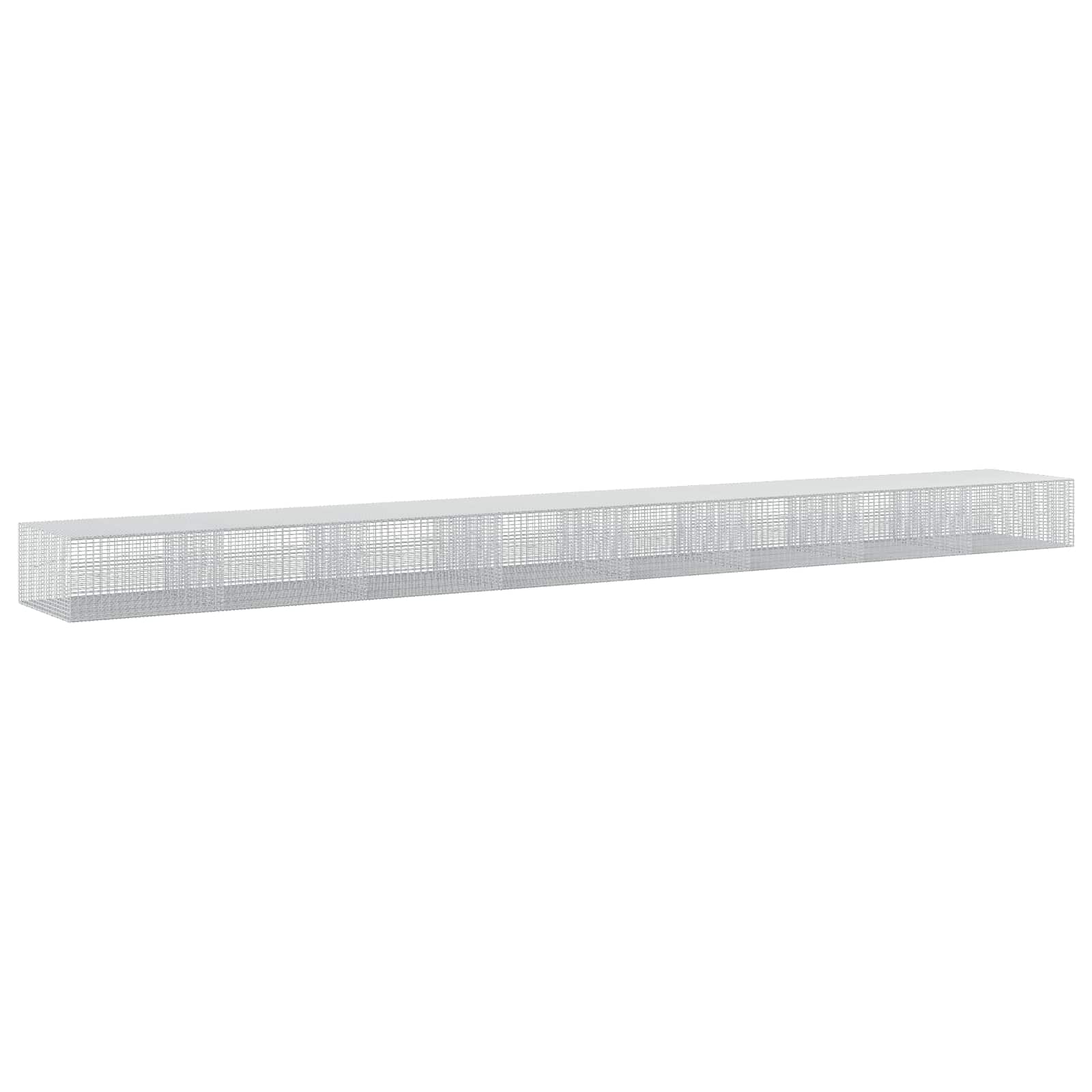 Gabione Mit 5 Mm Draht Und 5x2,5 Cm Maschen 800x100x50 Cm Vidaxl