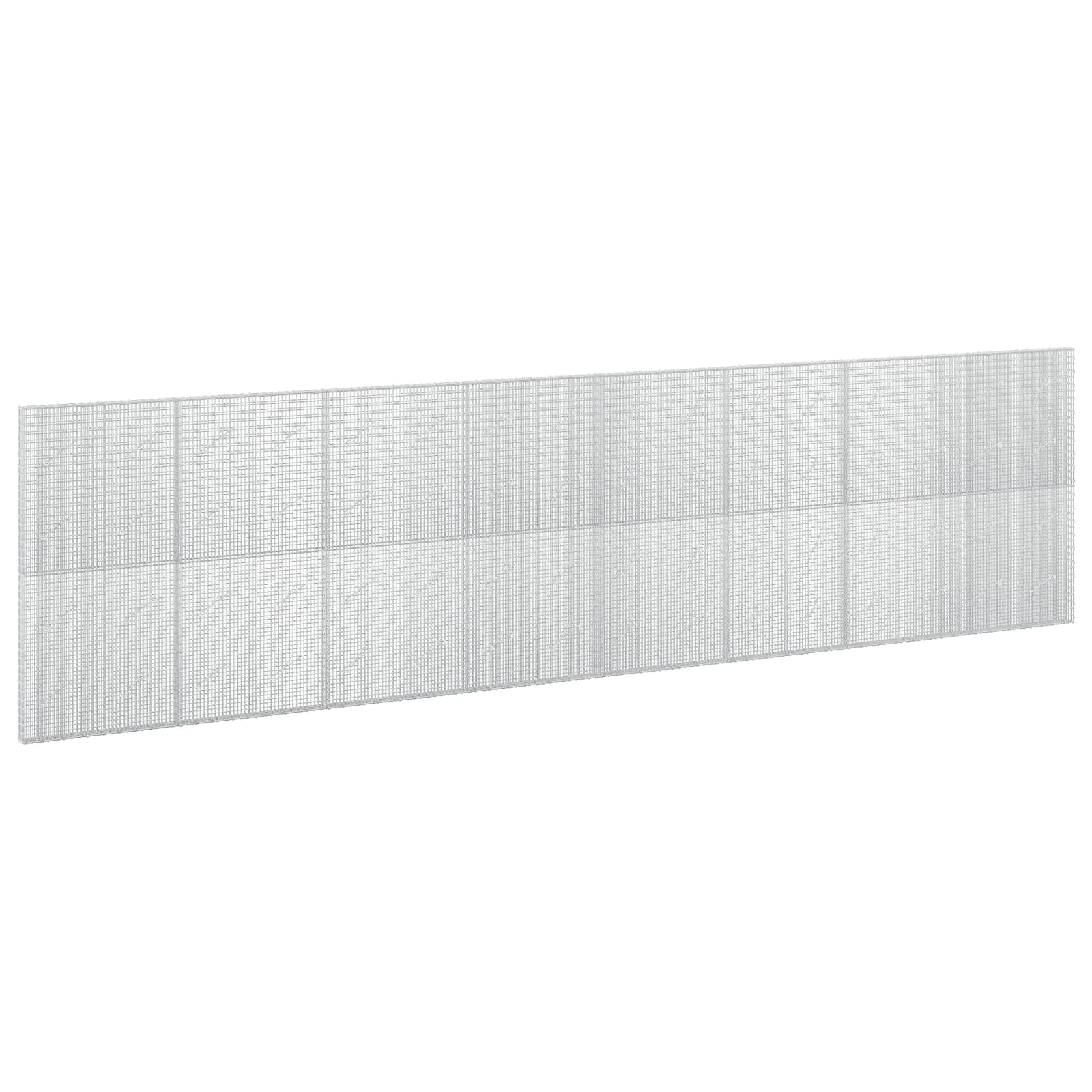 Gabione Mit 5 Mm Draht Und 5x2,5 Cm Maschen 800x10x200 Cm Vidaxl
