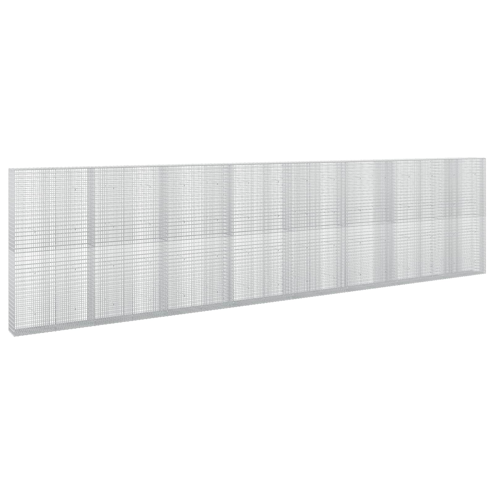 Gabione Mit 5 Mm Draht Und 5x2,5 Cm Maschen 800x30x200 Cm Vidaxl