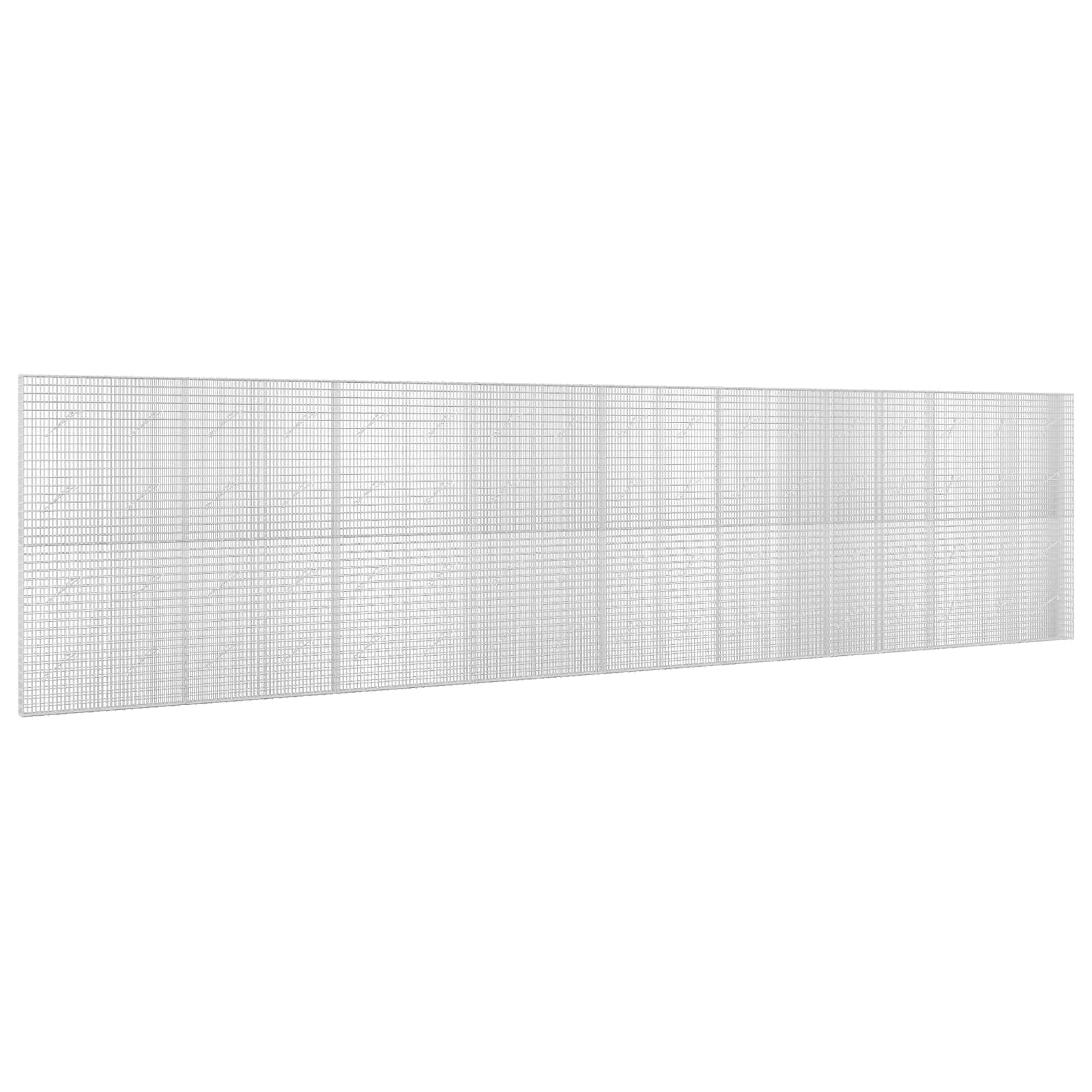 Gabione Mit 5 Mm Draht Und 5x2,5 Cm Maschen 850x10x200 Cm Vidaxl
