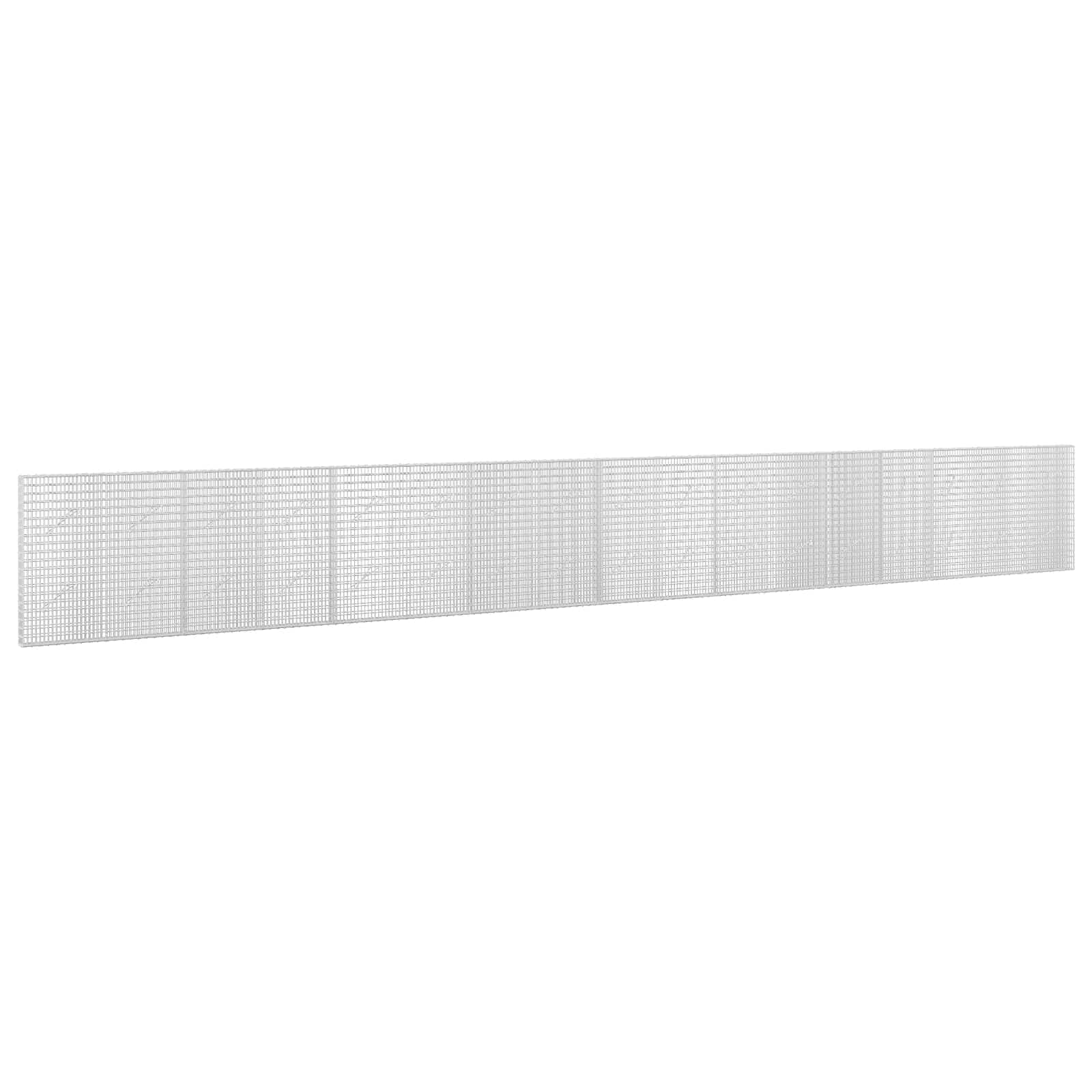 Gabione Mit 5 Mm Draht Und 5x2,5 Cm Maschen 850x10x100 Cm Vidaxl