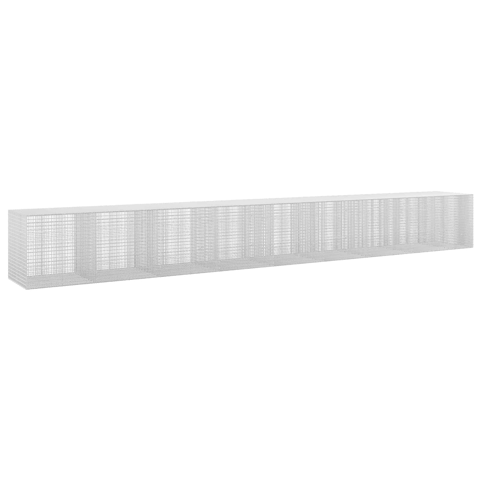 Gabione Mit 5 Mm Draht Und 5x2,5 Cm Maschen 850x100x100 Cm Vidaxl