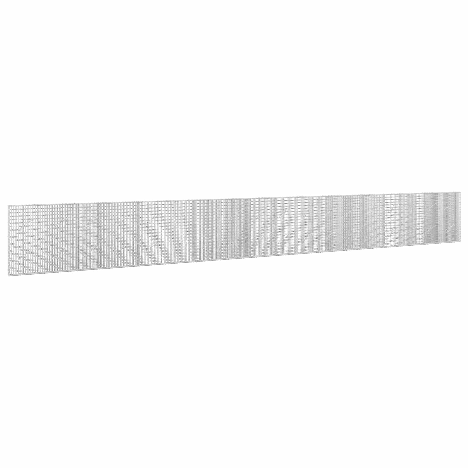 Gabione Mit 5 Mm Draht Und 5x2,5 Cm Maschen 900x10x100 Cm Vidaxl