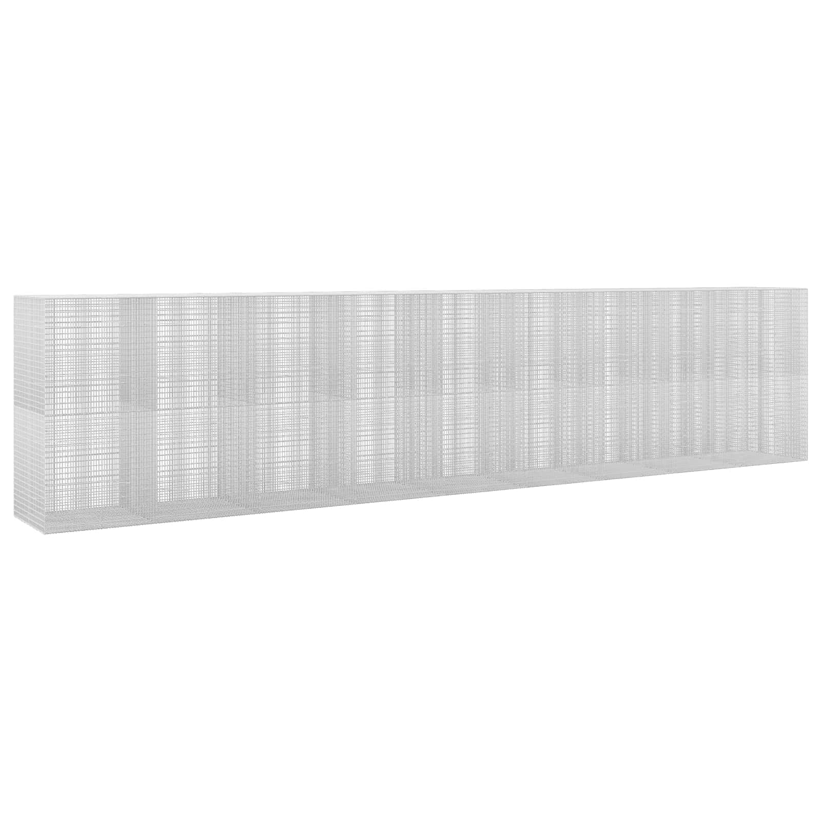 Gabione Mit 5 Mm Draht Und 5x2,5 Cm Maschen 900x100x200 Cm Vidaxl