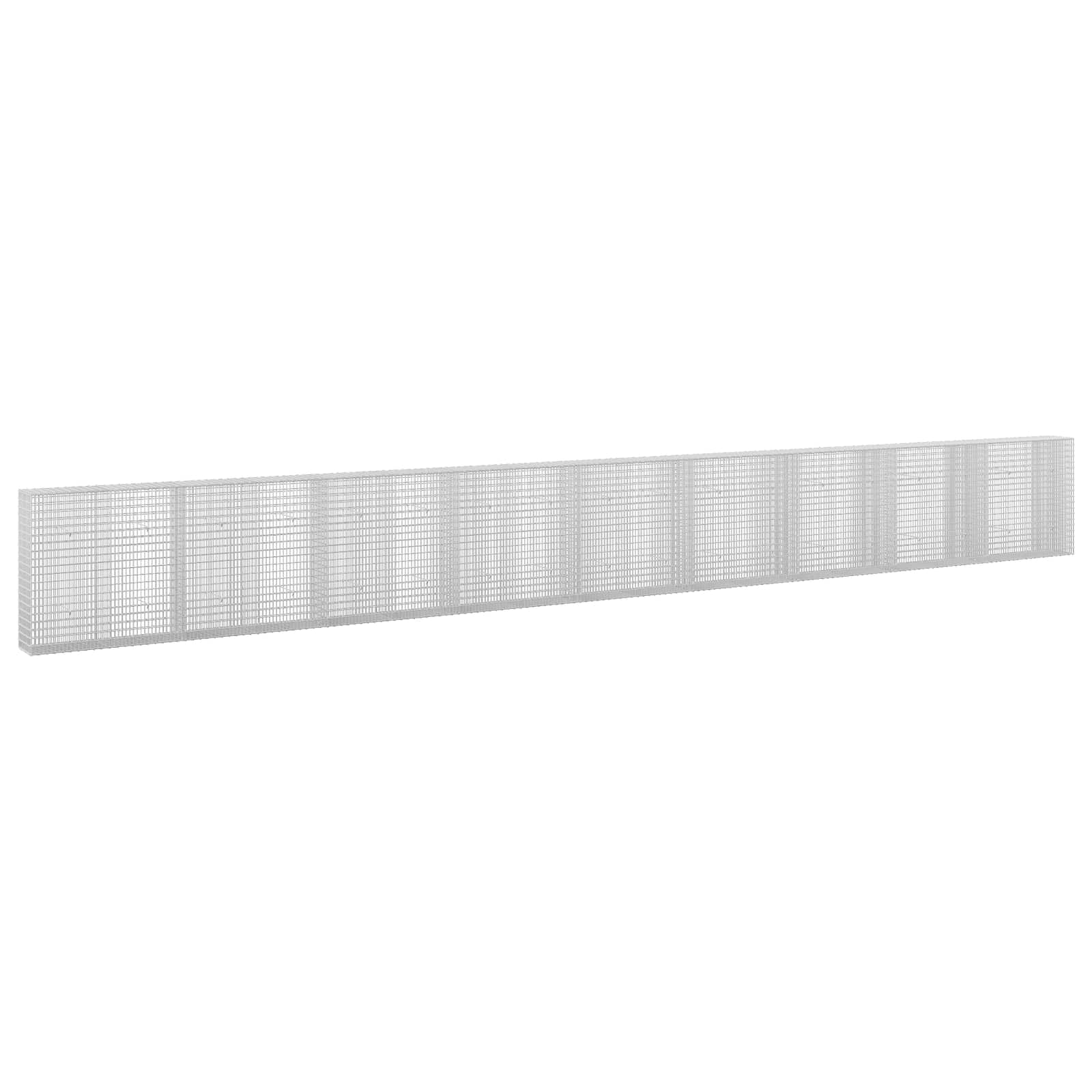 Gabione Mit 5 Mm Draht Und 5x2,5 Cm Maschen 900x30x100 Cm Vidaxl