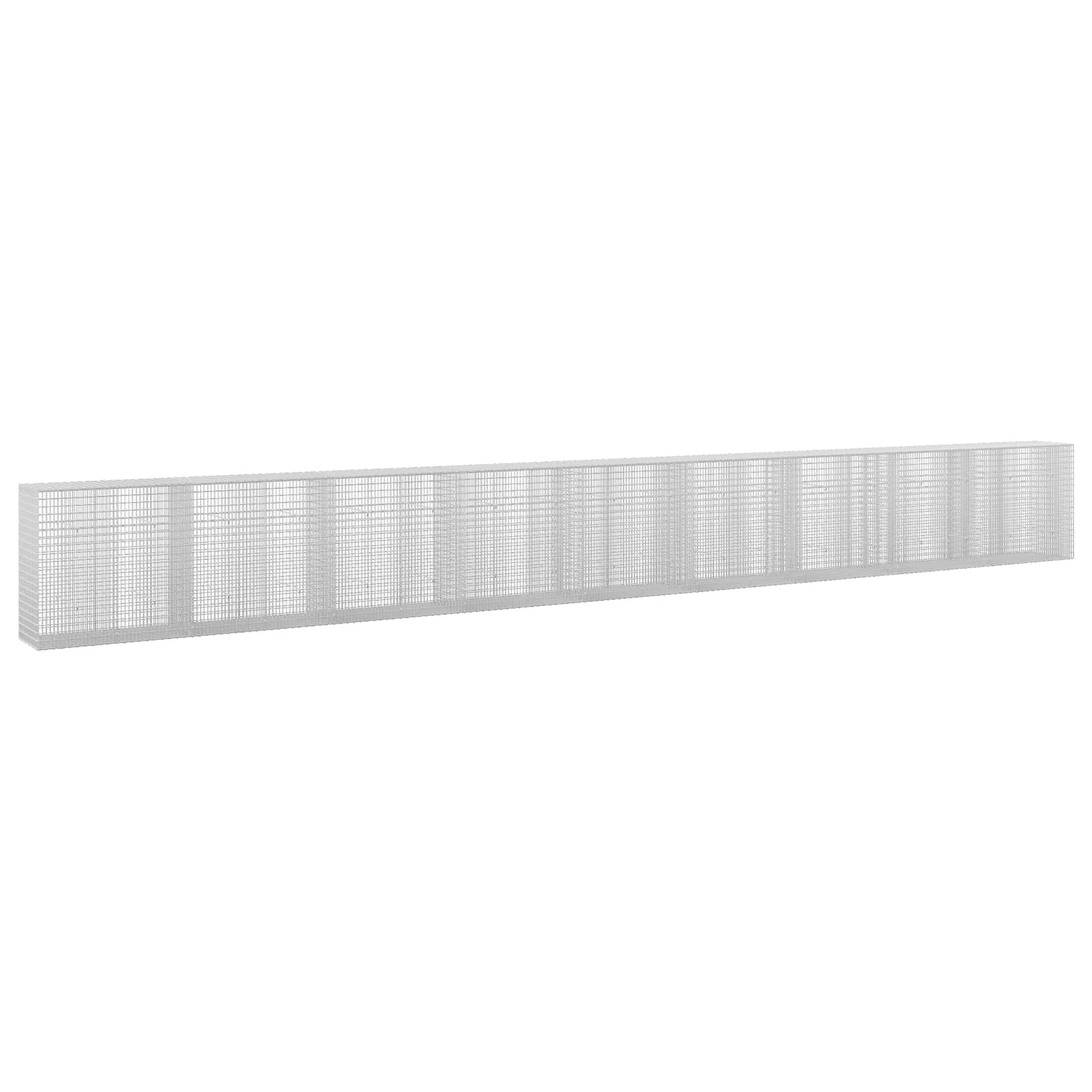 Gabione Mit 5 Mm Draht Und 5x2,5 Cm Maschen 900x50x100 Cm Vidaxl