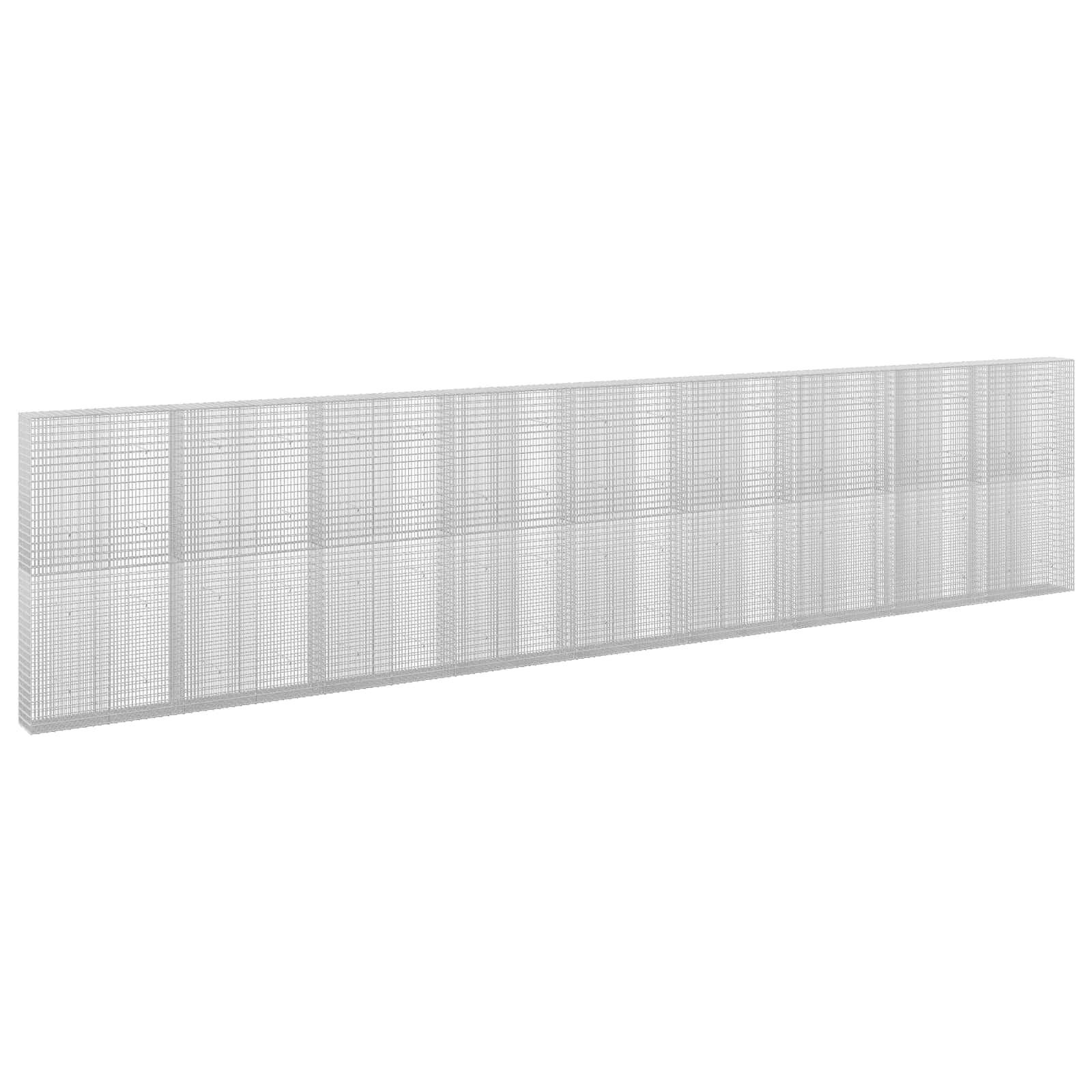 Gabione Mit 5 Mm Draht Und 5x2,5 Cm Maschen 900x30x200 Cm Vidaxl