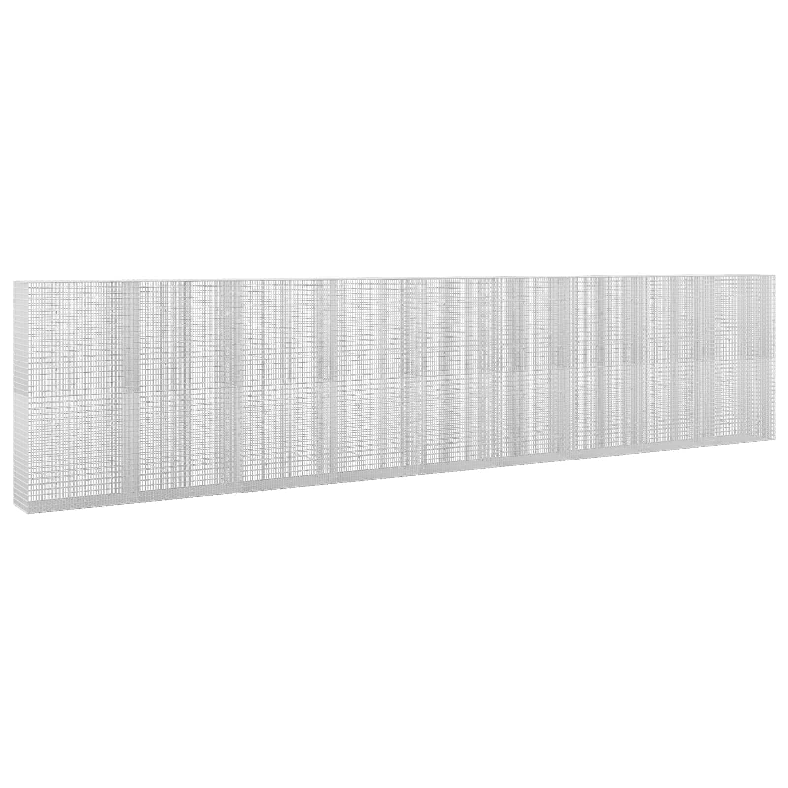 Gabione Mit 5 Mm Draht Und 5x2,5 Cm Maschen 900x50x200 Cm Vidaxl