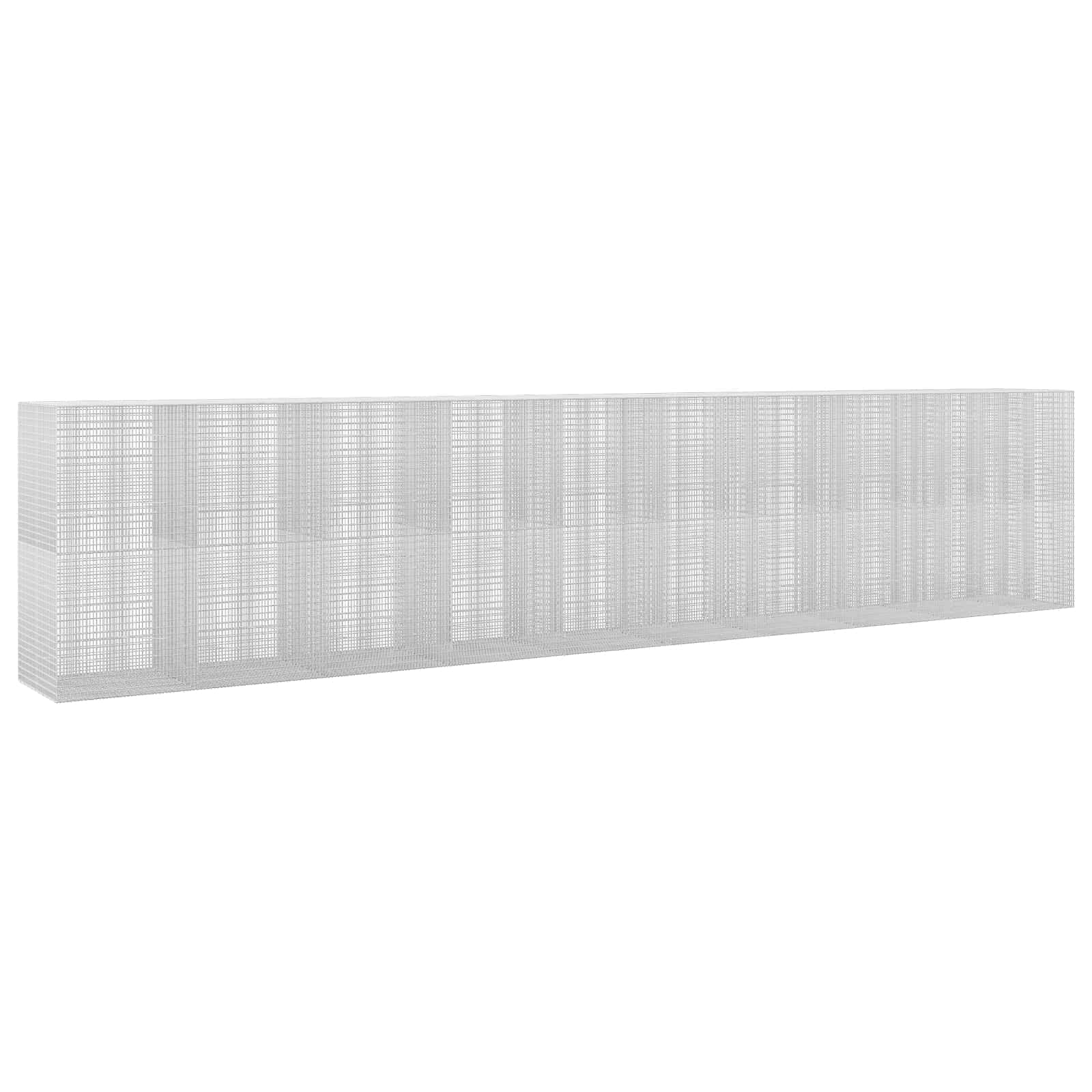 Gabione Mit 5 Mm Draht Und 5x2,5 Cm Maschen 950x100x200 Cm Vidaxl