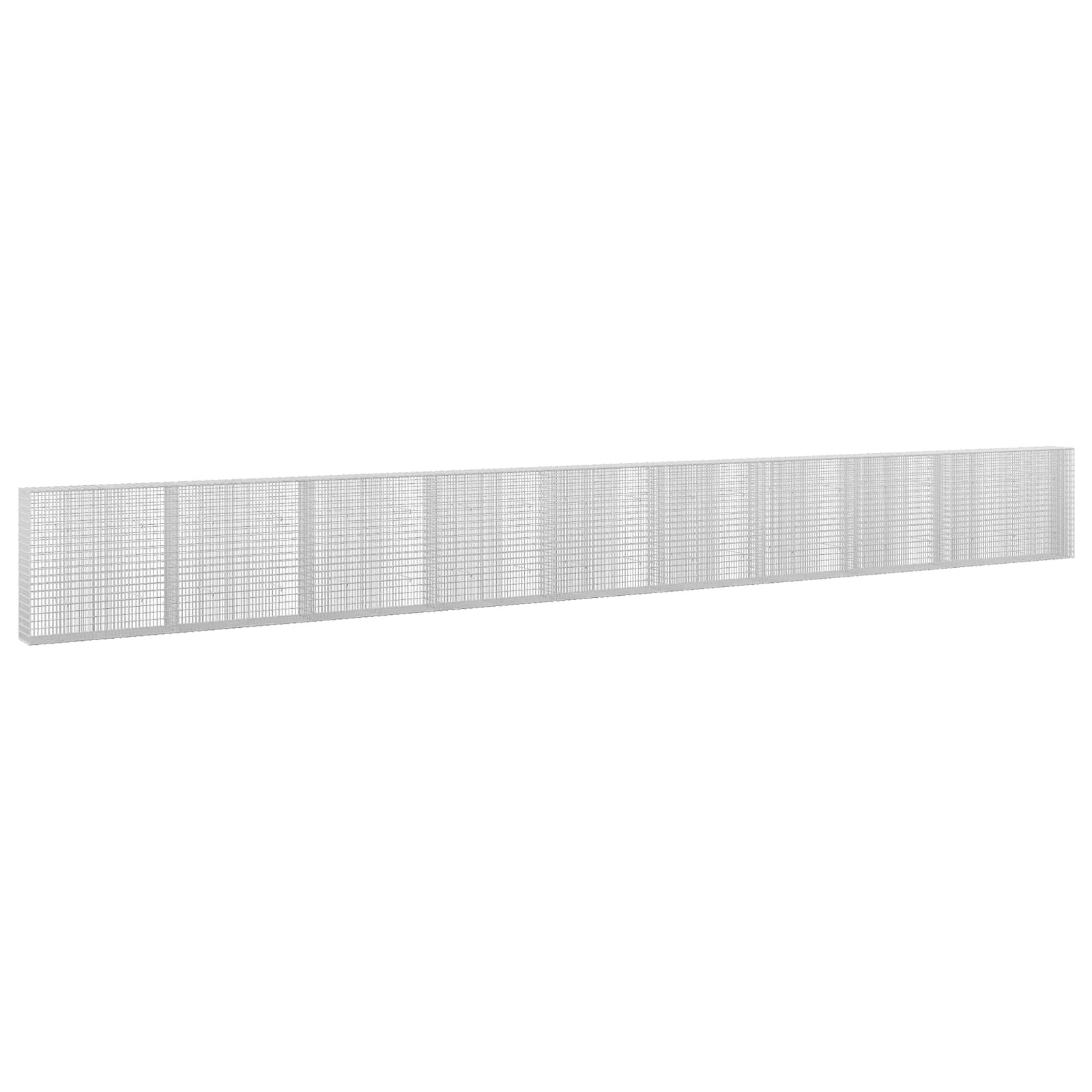 Gabione Mit 5 Mm Draht Und 5x2,5 Cm Maschen 950x30x100 Cm Vidaxl