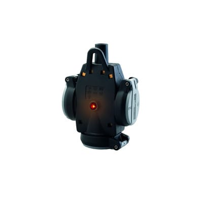 ABL 3-Wege-Hängekupplung Vollgummi IP54 Grau/Schwarz - 1173-563