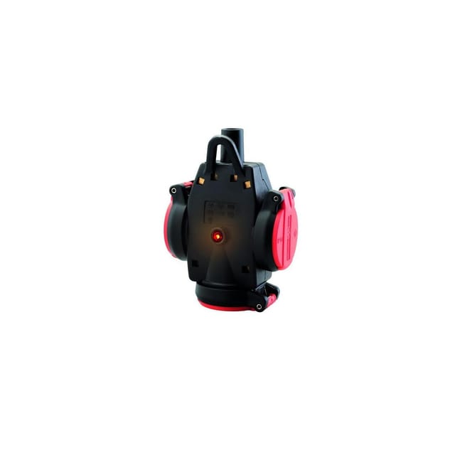 ABL 1173543 3-Wege-Gummikupplung IP54 Rot - 1173-543
