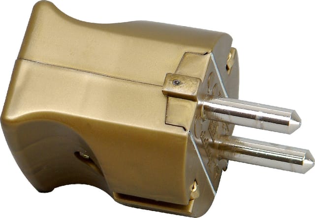 Kopp rechtwinklig Bronze Stecker Dauerhaft Kunststoff 16A Gold - 1702.0700.5 [50 Stück]