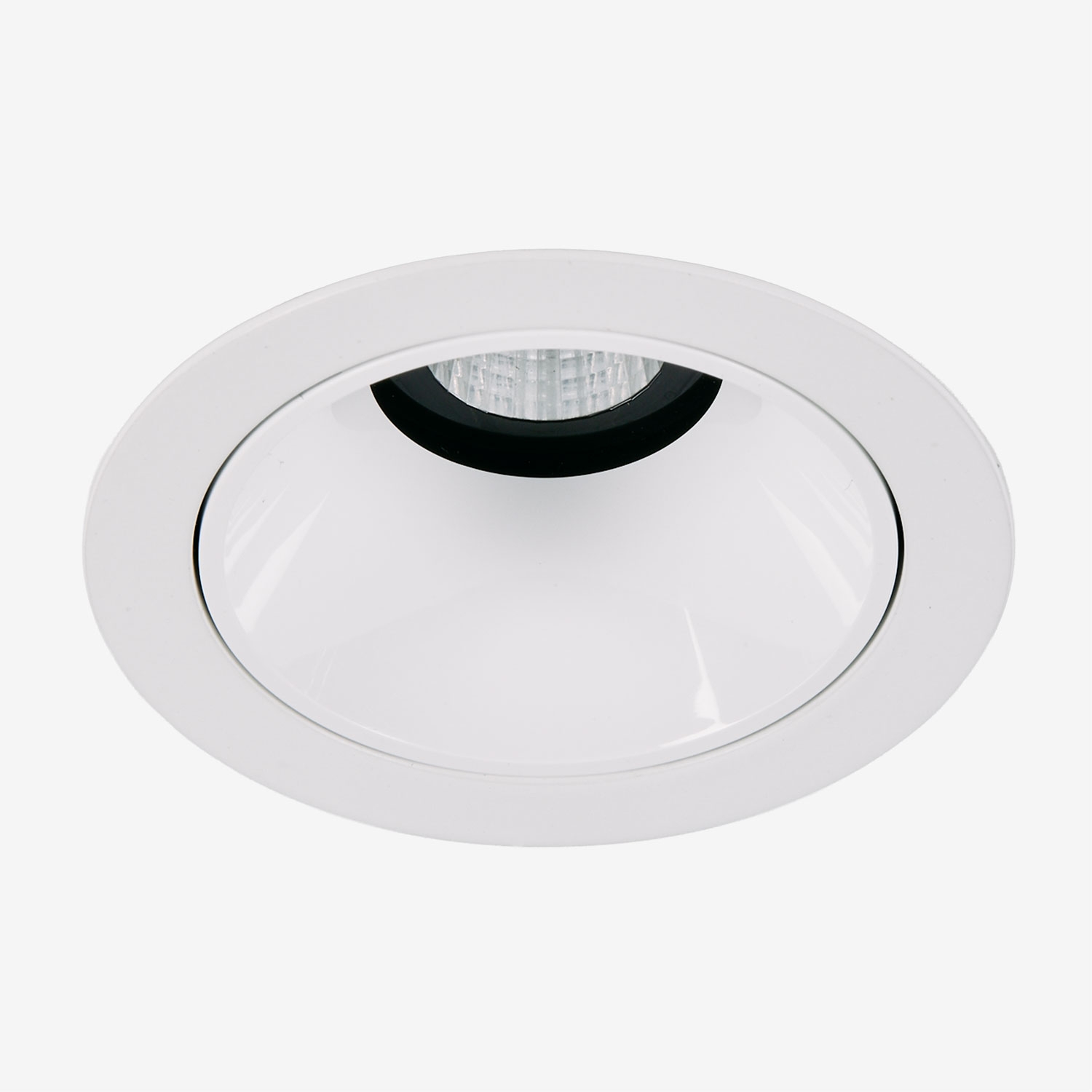 Sklum Downlight Led Einbauleuchte Mit Rundem Rahmen Ø7 Cm Aus Aluminium Orelva Weiss