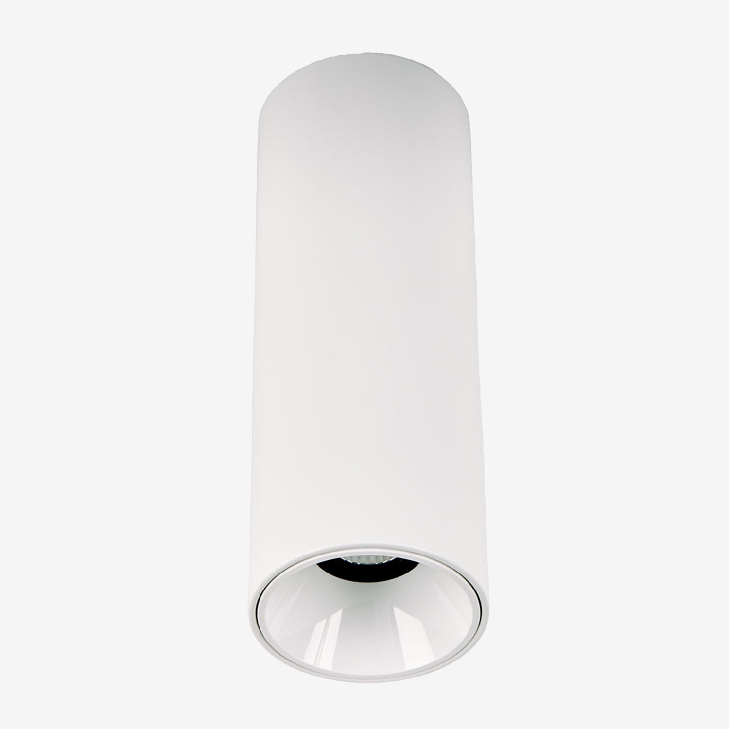 Sklum Led-deckenaufbauleuchte Rund Ø5,7 Cm Aus Aluminium Orelva Weiss