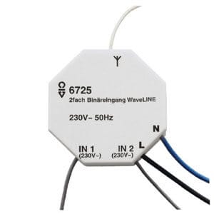 ABB Busch-Jaeger RF Binary Sensor WaveLINE 6725 230V - 2CKA006720A0007