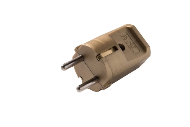 Martin Kaiser MK Stecker Gold Erdungskontakt Schwarz Hülse - 519oT/go [50 Stück]