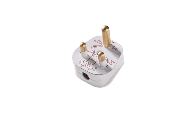 Martin Kaiser Typ M BS 546 geerdeter Winkelstecker Weiß - 854/ws [25 Stück]