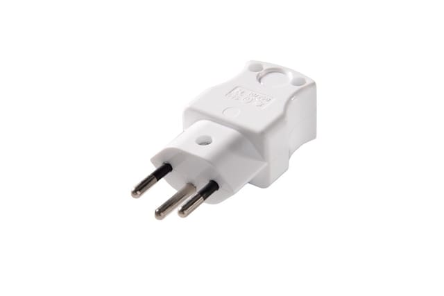 Martin Kaiser Schweizer Stecker Typ J CH T12 mit Erdungskontakt - 585N/kws [50 Stück]