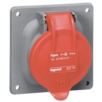 Legrand Hypra Einbausteckdose 400V 32A 5P IP44 - 052920