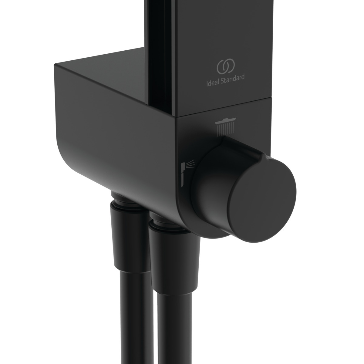 Ideal Standard Ceratwist Alu+ Duschsystem Ohne Armatur, Mit 2