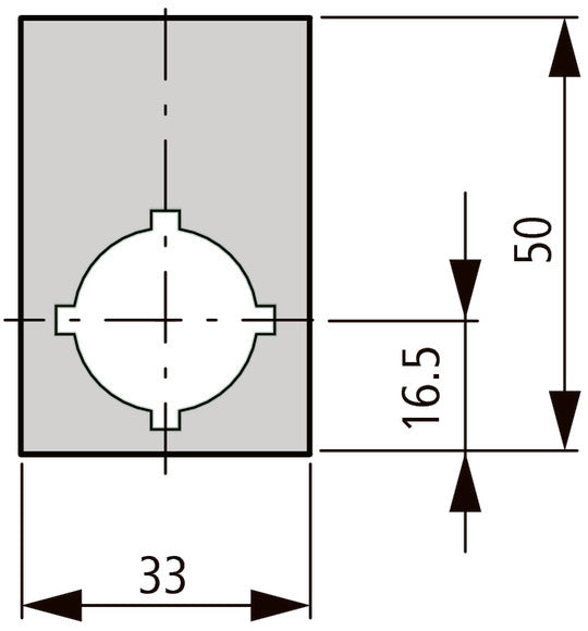 Not-Aus-Schild Gelb 50x33mm - 216470 [2 Stück]