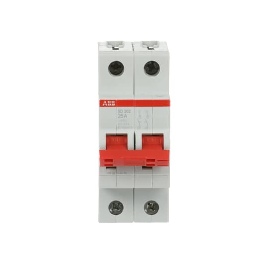 ABB 2-Pole Schalter Trennschalter 25A 440VAC - 2CDD282101R0025