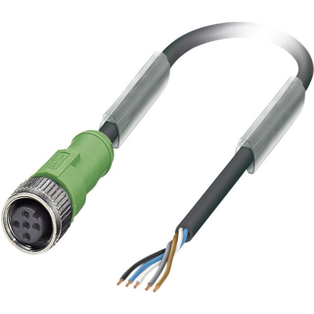 M12 5-polig Sensor Aktuator Kabel 3M PUR - 1669835