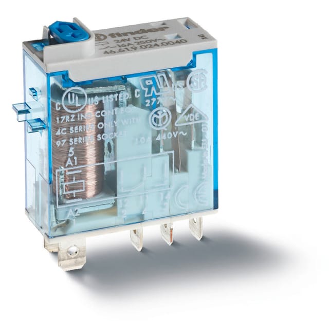 Finder 46.61 Industrielles Relais 16A 12VDC Einpolig - 46.61.9.012.0040