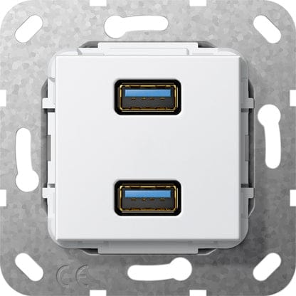 Gira Usb 3.0 Dual Port Breakout Kabel Basis Einheit Weiß - 568503