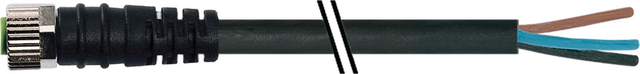 Murrelektronik M8 Weibliches Sensors Kabel 4x0.25 10M PUR - 7000-08061-6311000