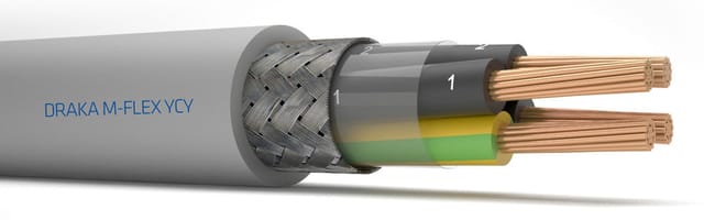 Flexible Geschirmte Steuerleitung M-FLEX YCY 2x1mm² - 126650 [20 Meter]