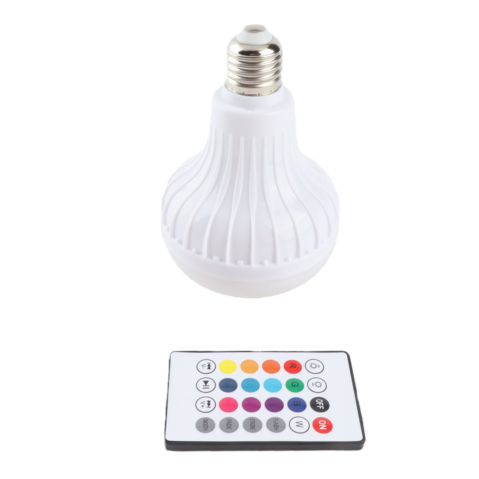 E27 12w Rgb Led-lampe Mit Bluetooth-lautsprecher, Kabelloser Musikbeleuchtung Und Fernbedienung