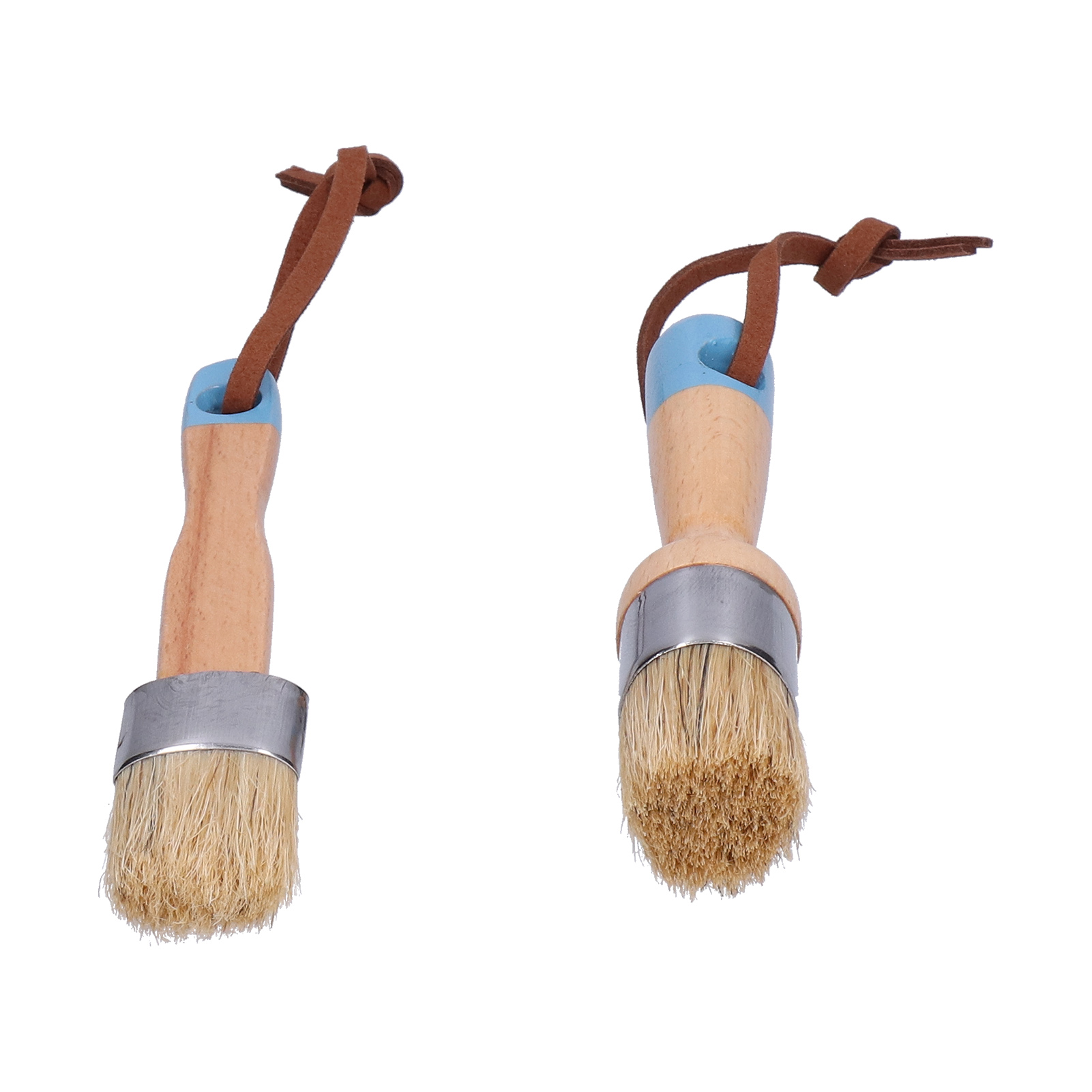 Set Mit 2 Wachs- Und Kreidefarbenpinseln, 2,5 Cm, Für Heimwerkerprojekte Im Bereich Möbelrenovierung Und Inneneinrichtung