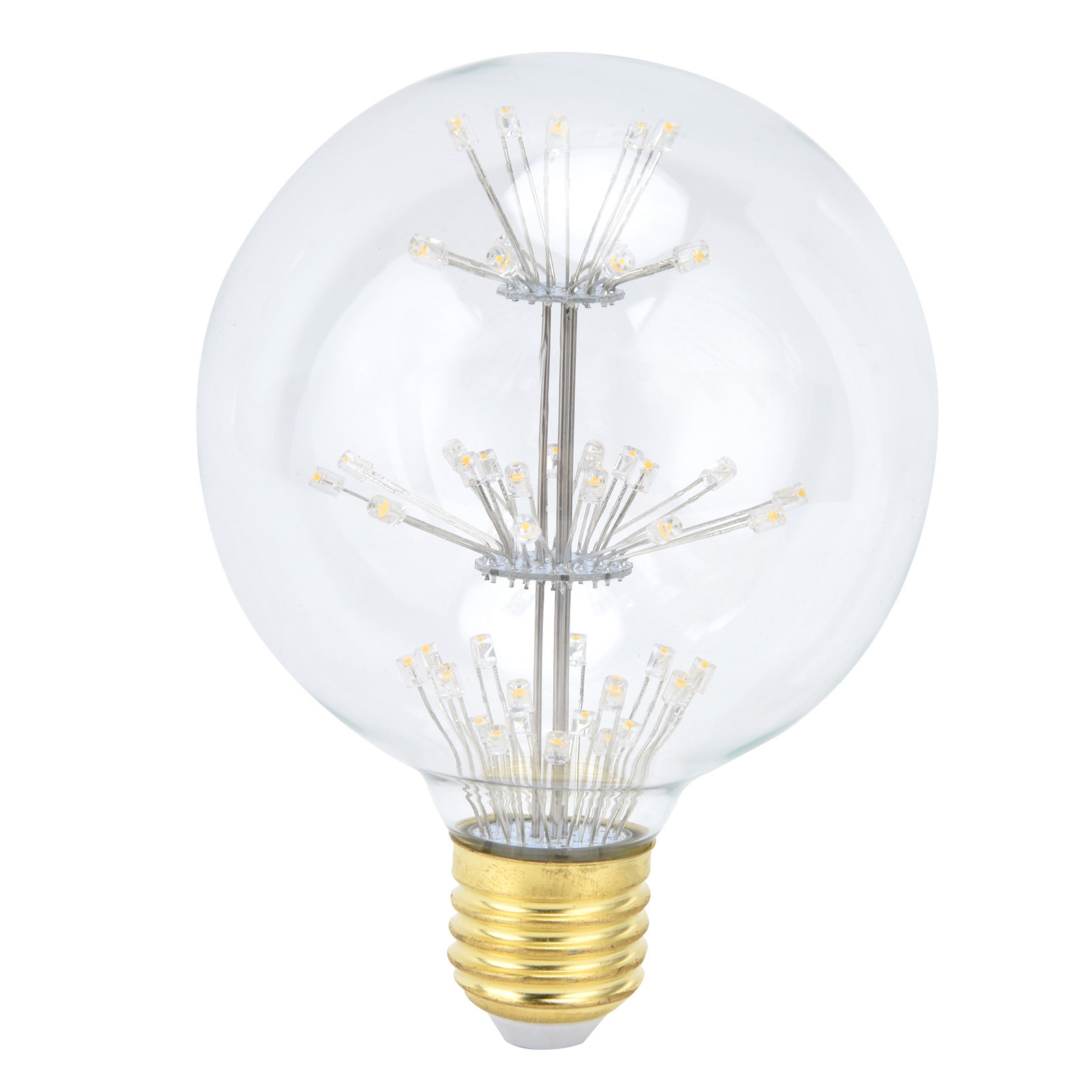 Retro 3w G95 E27 Runde Led-glühbirne Für Festliche Dekoration, Warmes Licht
