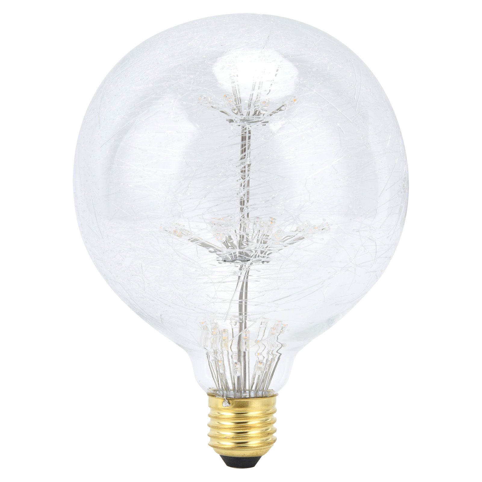 Retro-led-glasbirne, 3 W, G125 E27, Kugelförmig, 85–265 V, Warmweißes Licht, Partydekoration