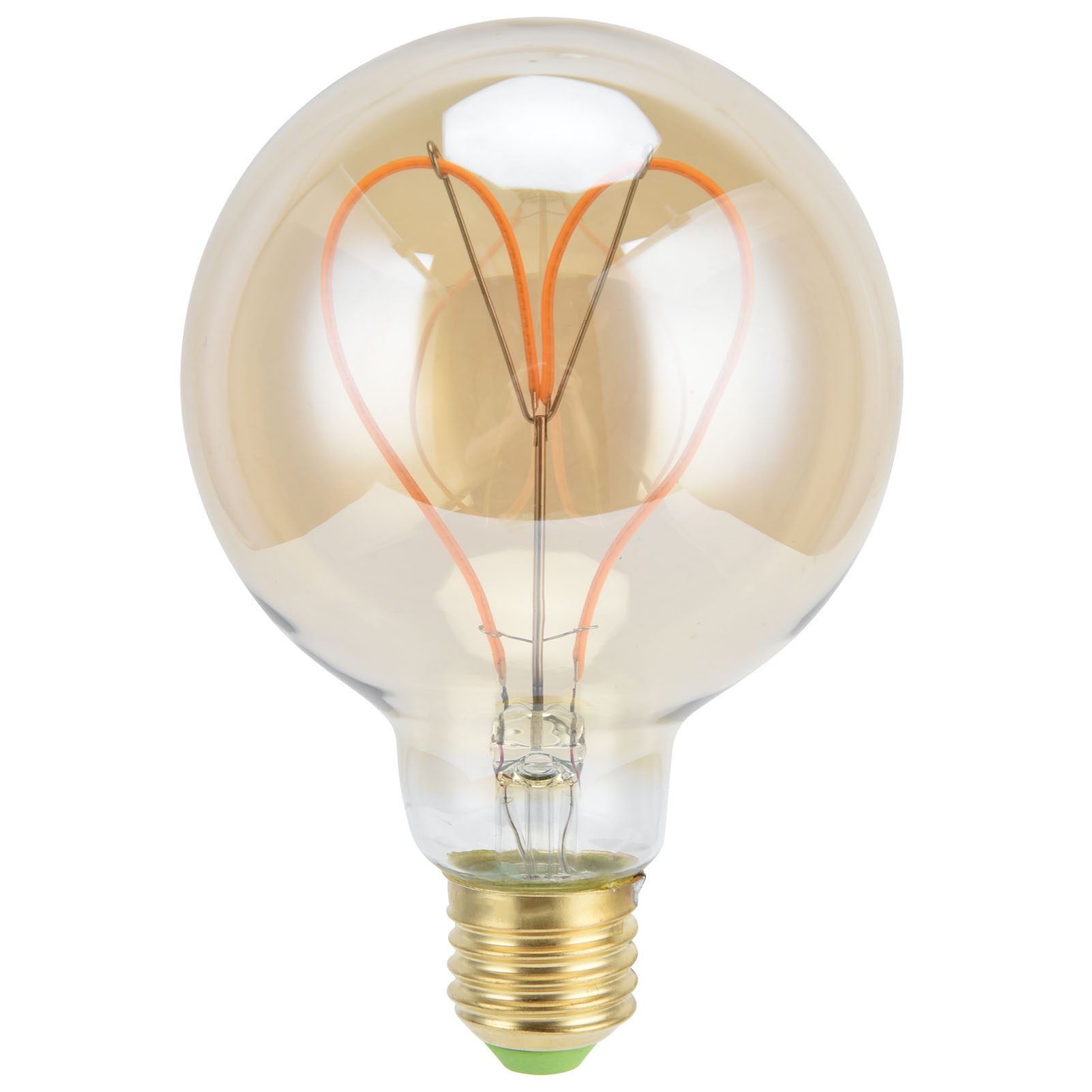 Retro G95 Herzförmige Led-glühbirne, E27-sockel, Dimmbar, Vintage-glühbirne, 110 V, 4 W, Warmweißes Licht Fürs Schlafzimmer