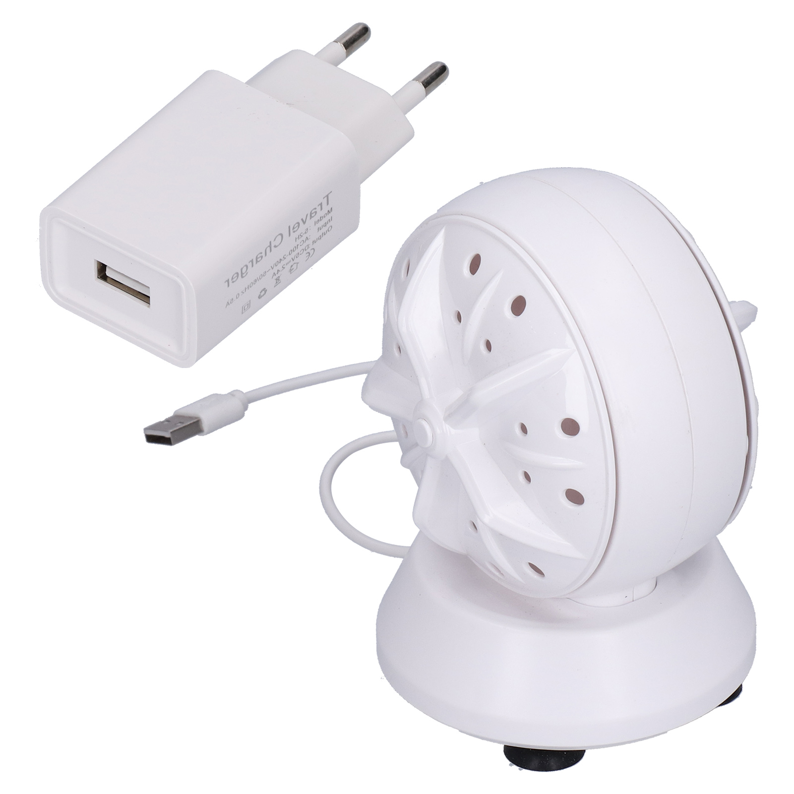 Kleine, Tragbare Mehrzweck-waschmaschine, Ultraschall-waschmaschine, 100–240 V, Eu-stecker, Automatische Doppelturbine, 24 W