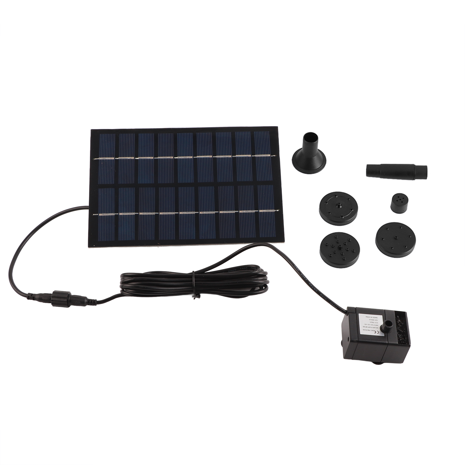 Solarbetriebenes Springbrunnen-pumpenset Für Teich, Aquarium, Schwimmbad Und Garten
