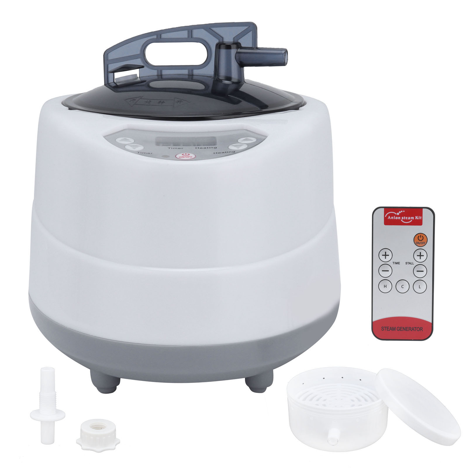 Tragbare Dampfsauna Für Zuhause, 1000 W, 2,0 L Fassungsvermögen, Für Schwitzen, Spa-behandlungen, Körperentgiftung, Eu-stecker 220–240 V