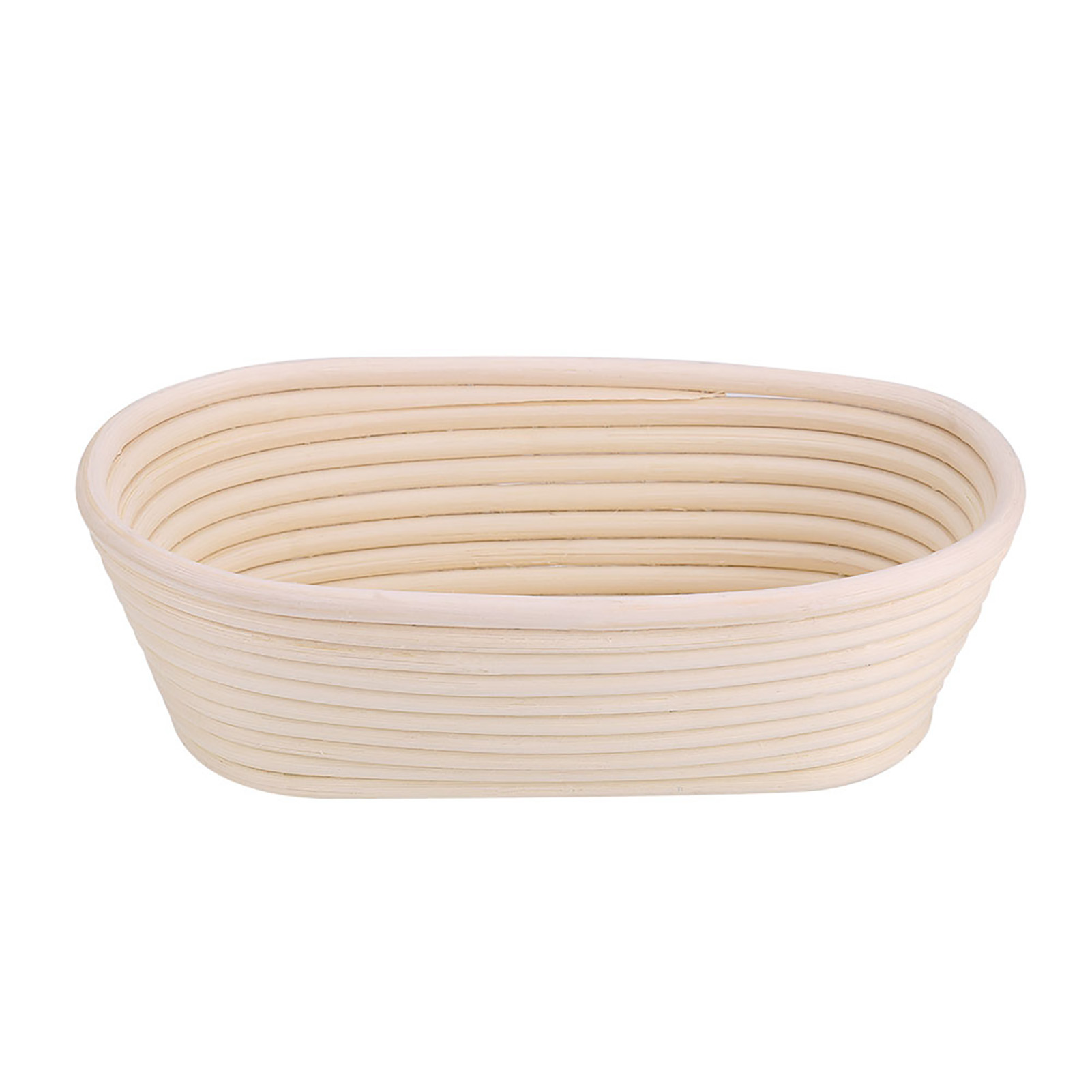 Handgefertigter, Ungebleichter Gärkorb Aus Naturrattan Für Brot, 25 X 14,5 X 8 Cm