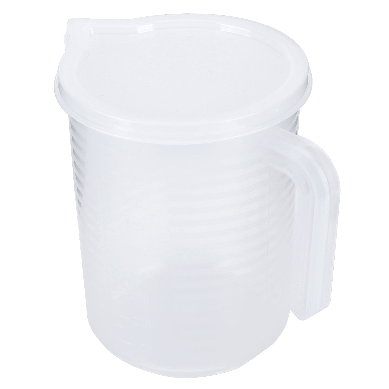 500 Ml/1000 Ml Messbecher Aus Transparentem Kunststoff Mit Deckel, Küchen- Und Backzubehör