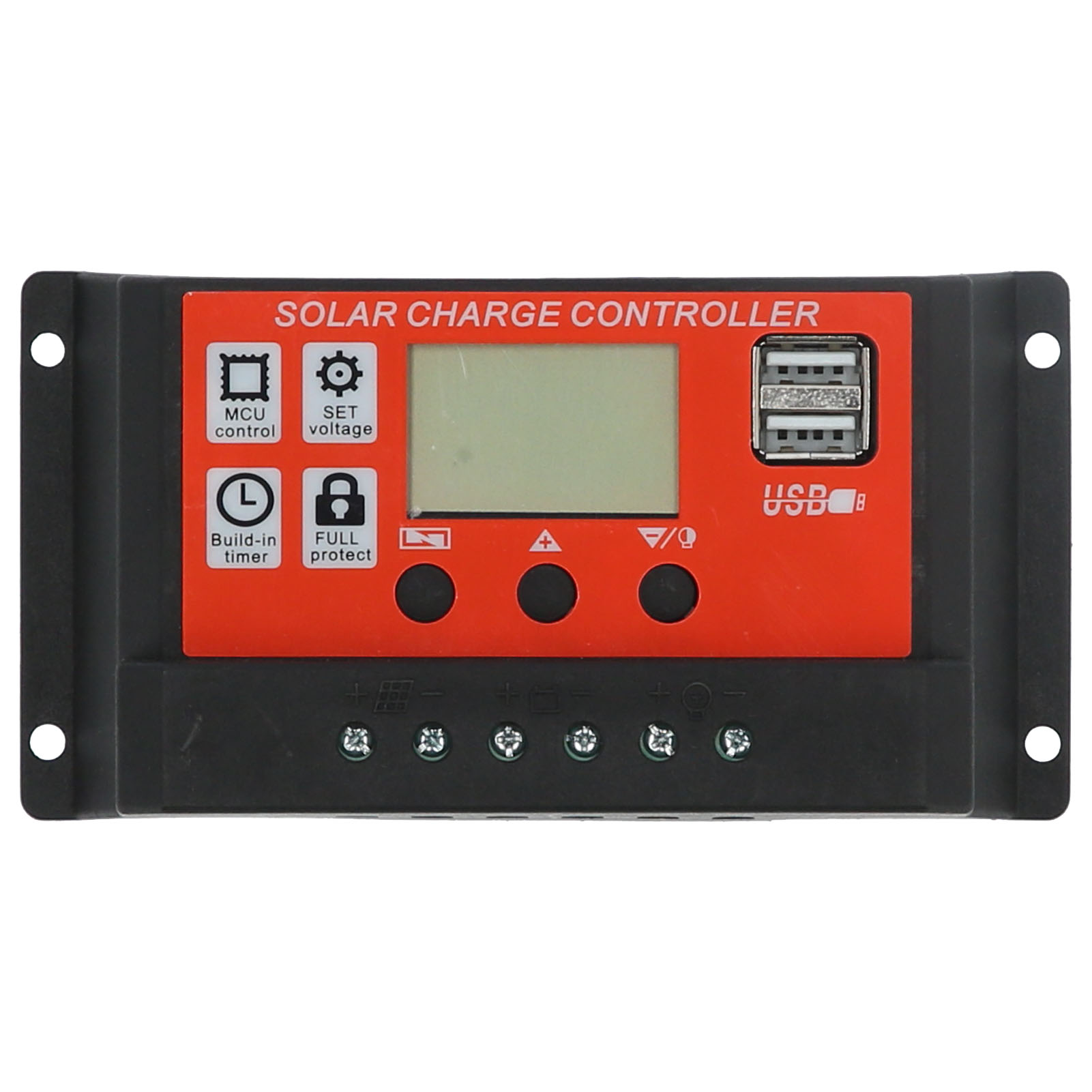 30a 12v 24v Pwm-solarregler Mit Mppt-photovoltaikmodul-laderegler Und Intelligentem Lcd-display