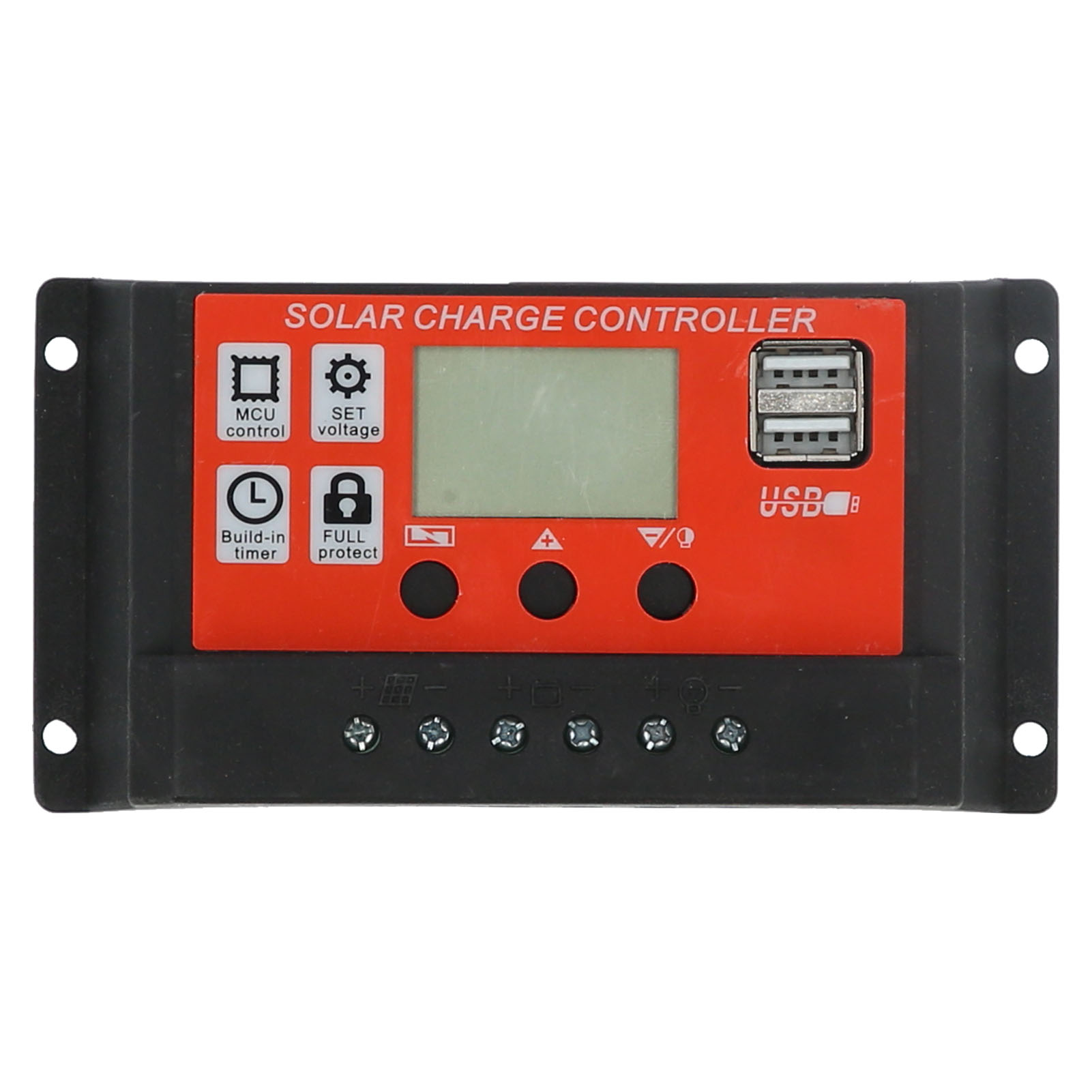 60a 12v 24v 8-stufiger Pwm-solarladeregler Für Batterien Mit Lcd-bildschirm Für Photovoltaiksysteme