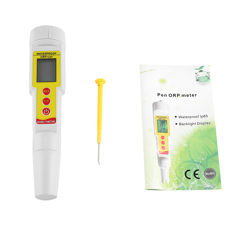 Digitale Badezimmerwaage Mit 2-in-1-funktion Zur Messung Von Redoxpotenzial Und Temperatur Für Aquarien, Schwimmbäder, Hydrokulturen Und Wasserüberwachung