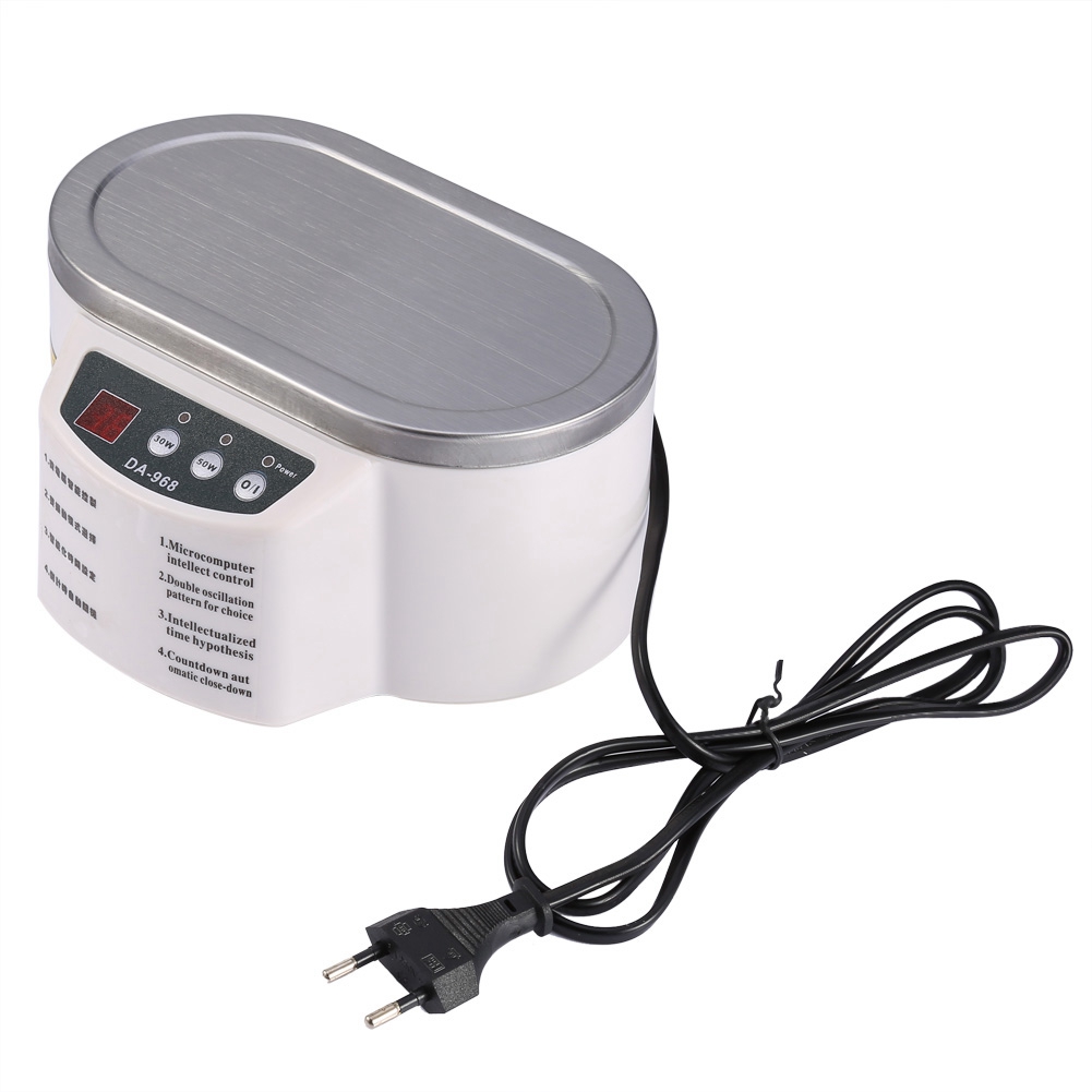 Miniatur-ultraschallreiniger Mit 0,5"-led-bildschirm, 30 W/50 W, 600 Ml Fassungsvermögen, Für Schmuck, Uhren, Brillen Und Leiterplatten.