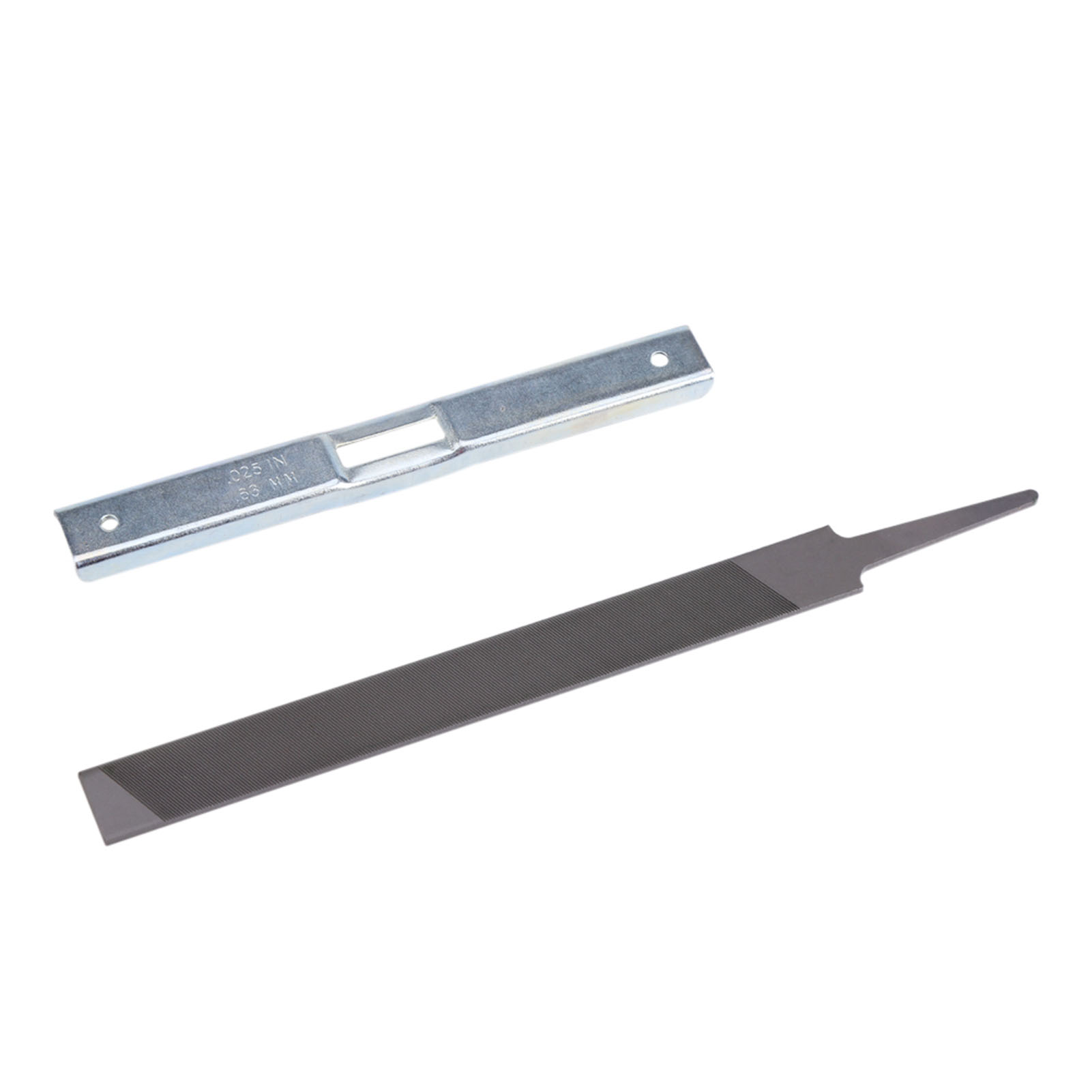 Kettensägen-schärfset Mit Tiefenmesser Und Flachfeile, Silberstahl, 18,8 X 1,5 Cm Und 12,6 X 1,51 Cm, Für Universal-kettensägen