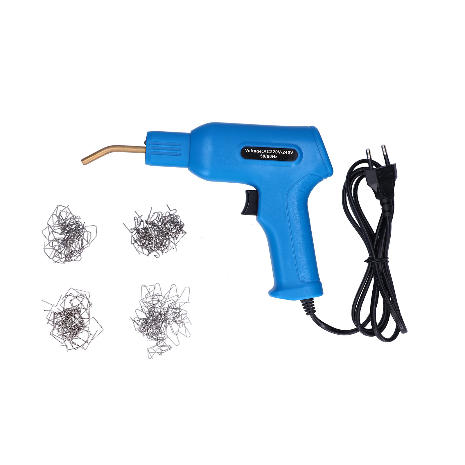 Tragbares Kunststoffschweißgerät, Thermotacker, Reparaturwerkzeug Für Haus Und Garten, Blau, Eu-stecker 220–240 V